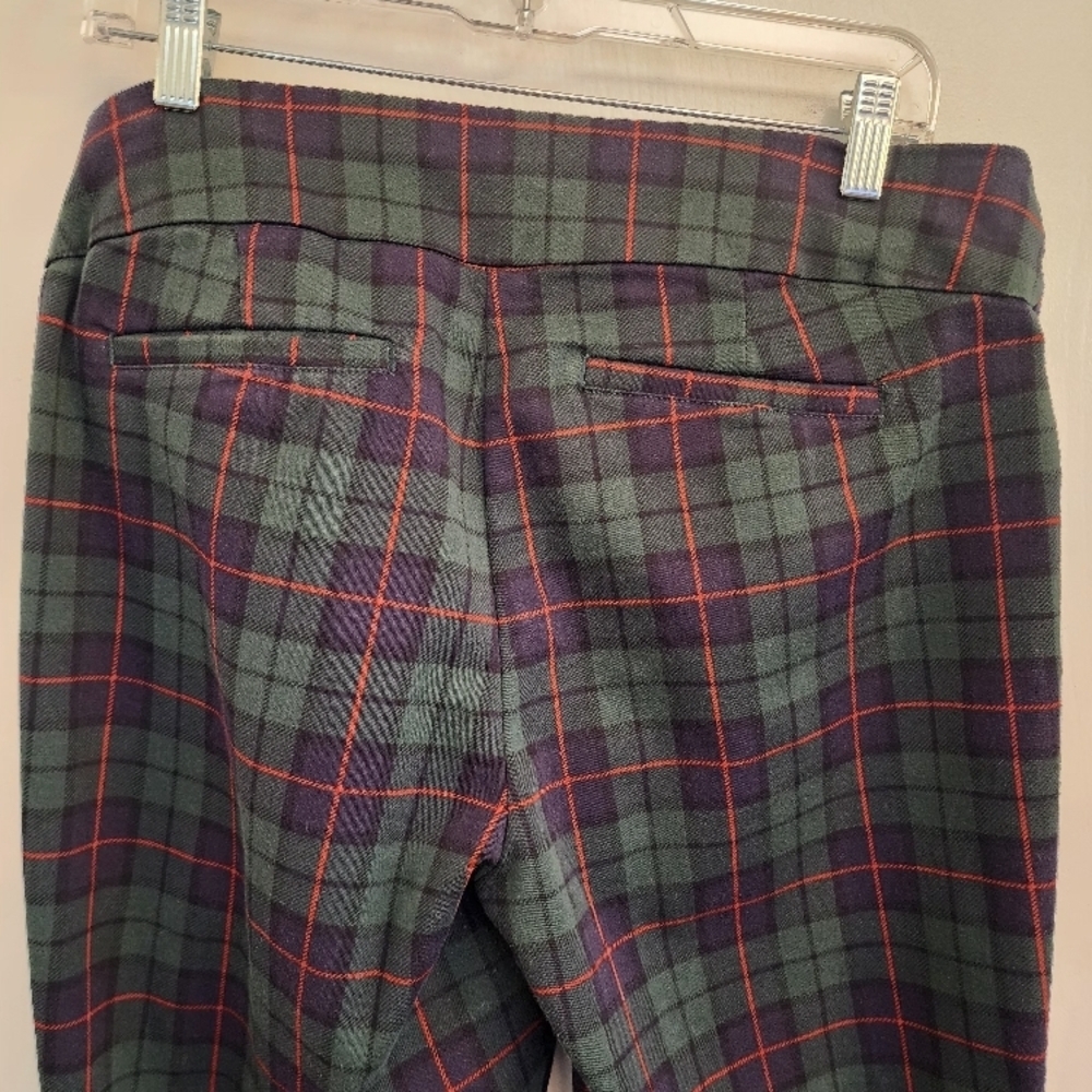 Croft & Barrow Plaid Pants Green Red Navy Christmas Holiday 10 - Picture 6 of 14